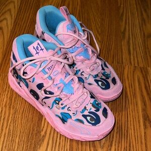 Kids Pink and Blue Sneakers